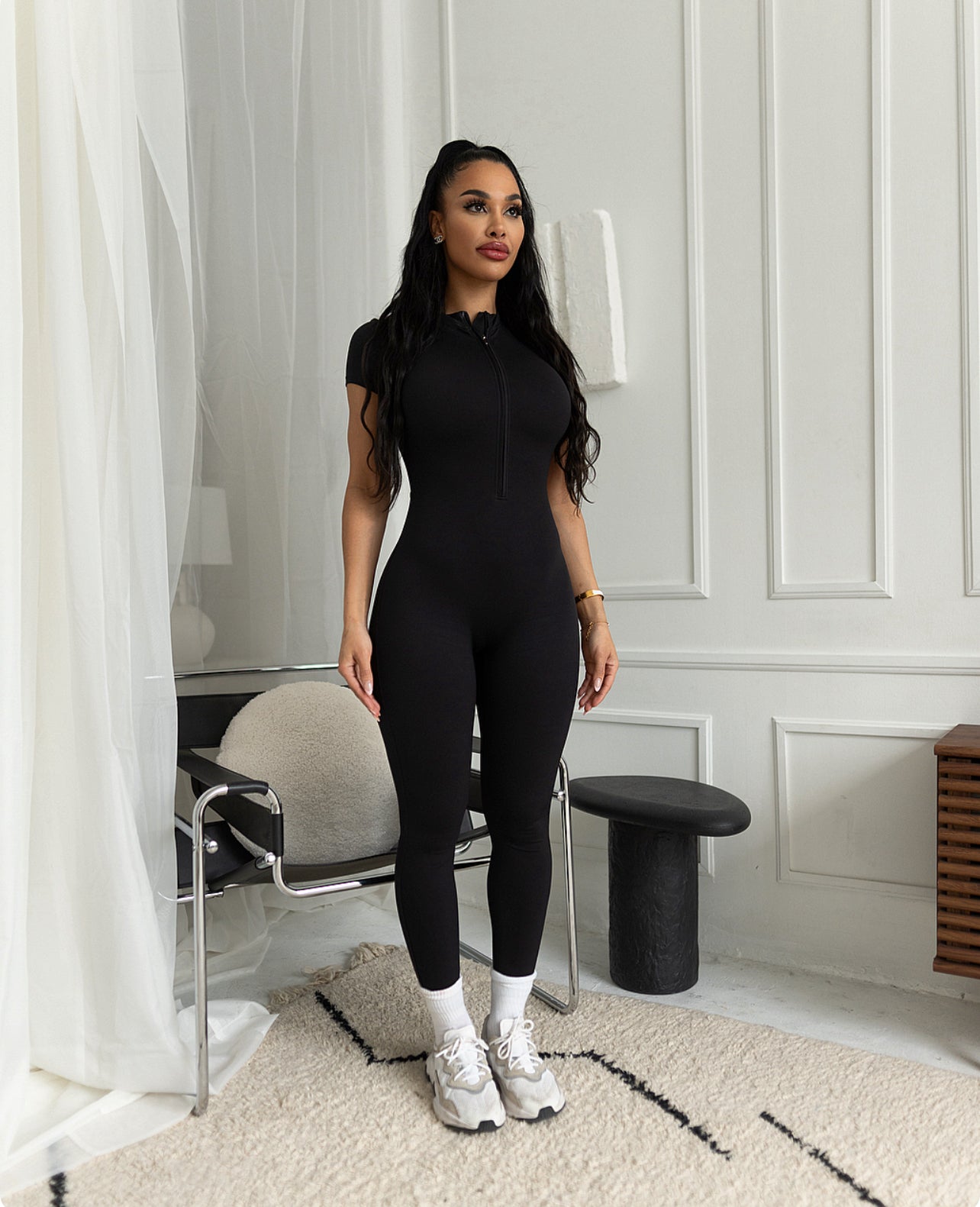 Second Skin | Classy Short Sleeve Jumpsuit